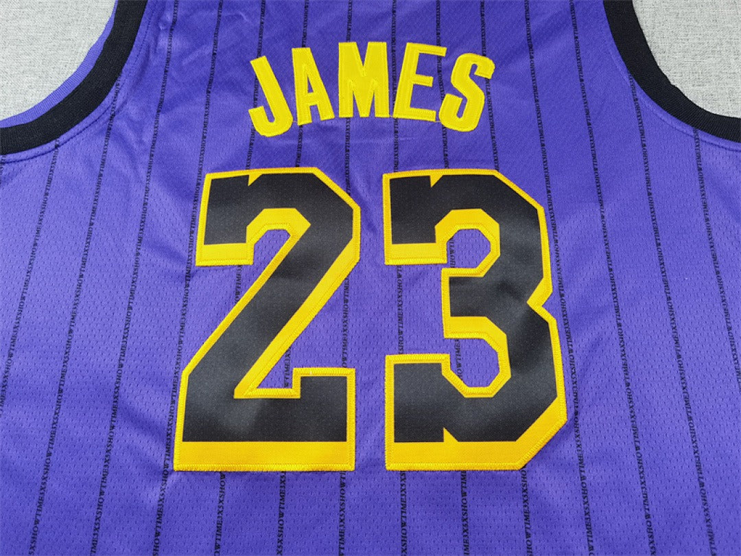 Custom Purple Los Angeles Lakers Jersey