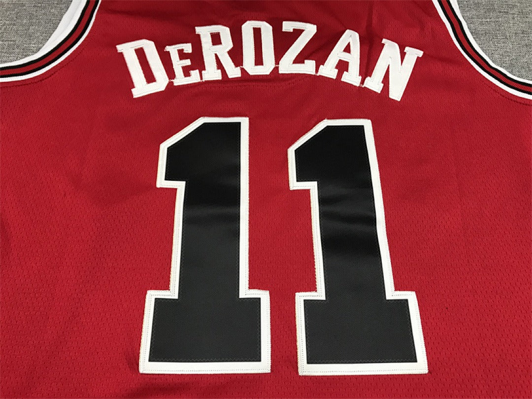 Custom Red Chicago Bulls Jersey