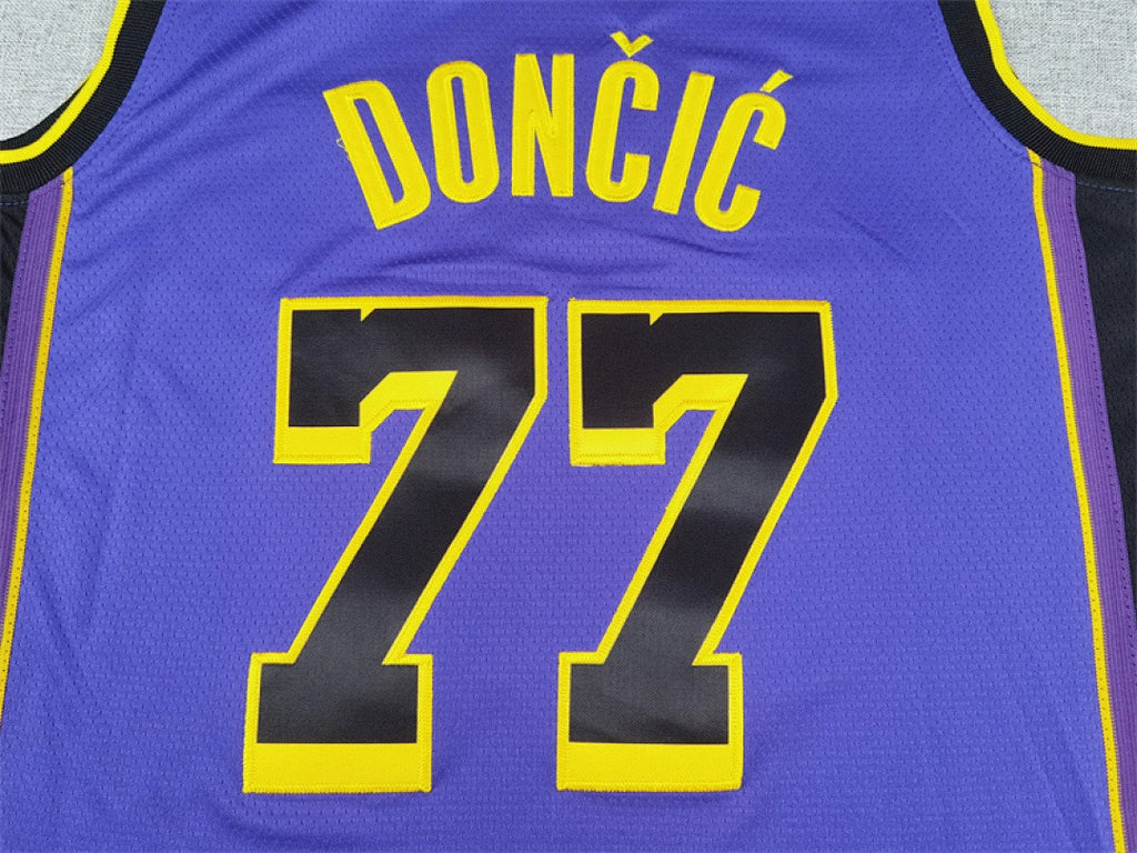 Custom Purple Los Angeles Lakers Jersey