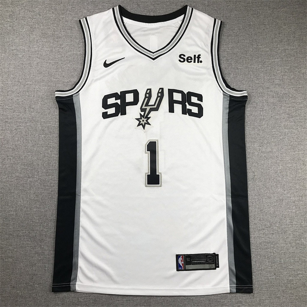 Custom White San Antonio Spurs Jersey