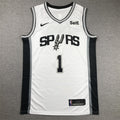 Custom White San Antonio Spurs Jersey