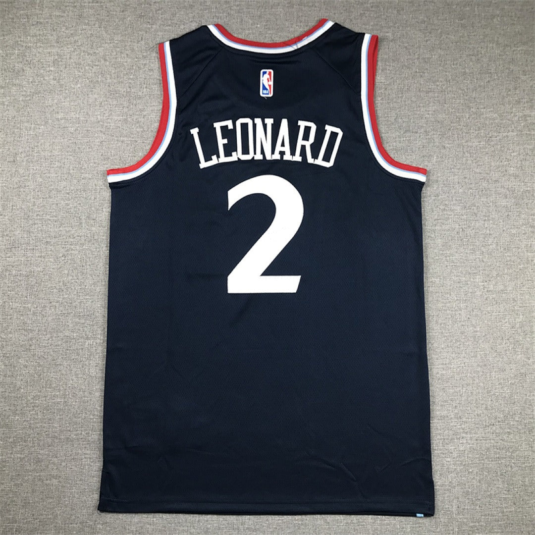Custom Dark Blue Los Angeles Clippers Jersey