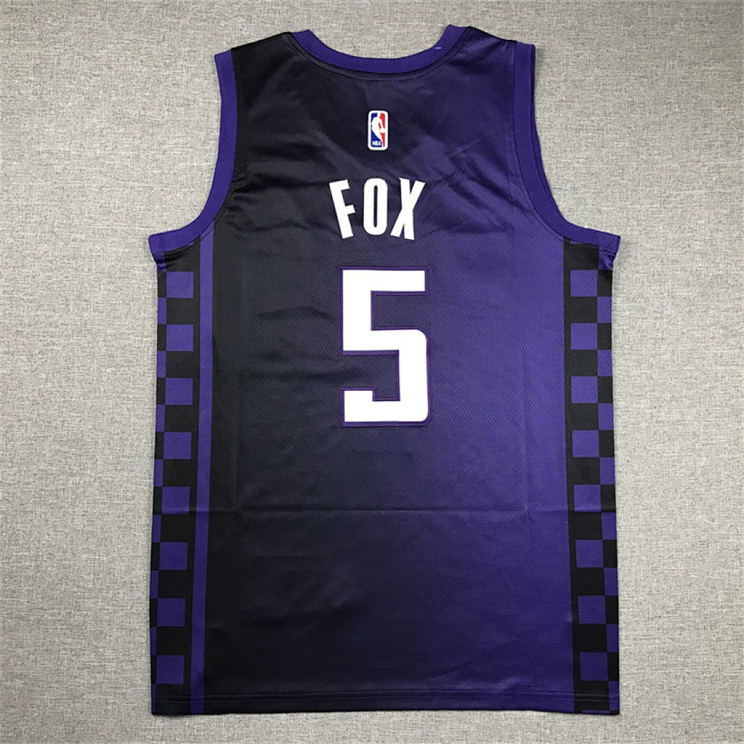 Custom Purple Sacramento Kings Jersey