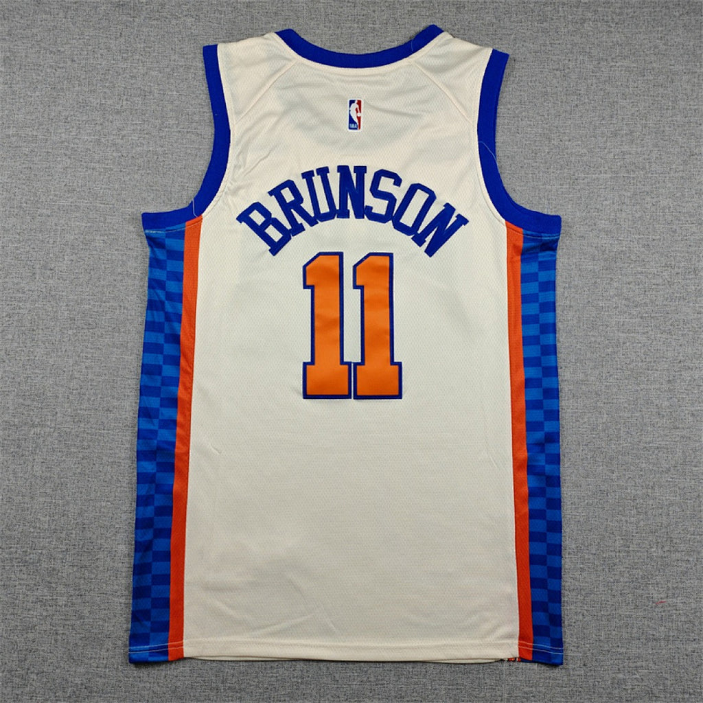 Custom White New York Knicks Jersey