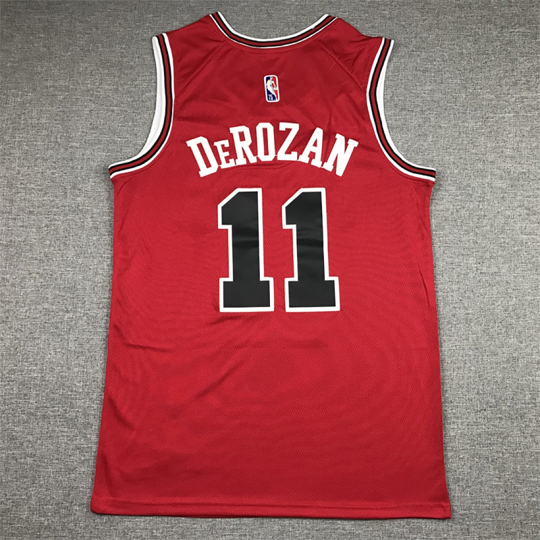 Custom Red Chicago Bulls Jersey
