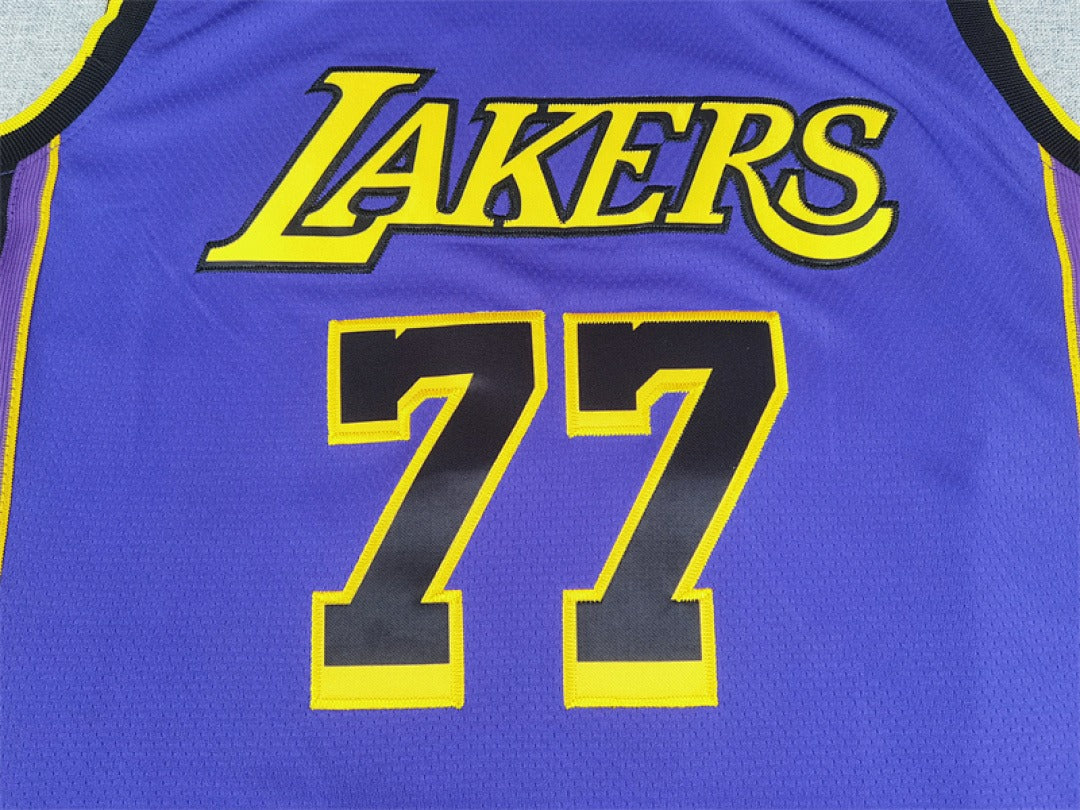 Custom Purple Los Angeles Lakers Jersey