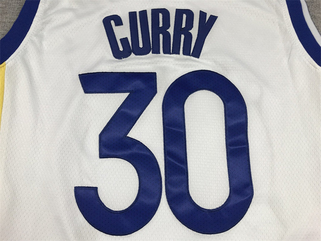 Custom White Golden State Warriors Jersey