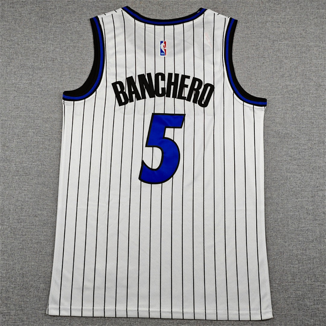 Custom White Orlando Magic Jersey