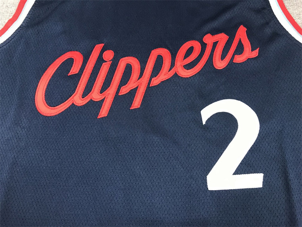 Custom Dark Blue Los Angeles Clippers Jersey