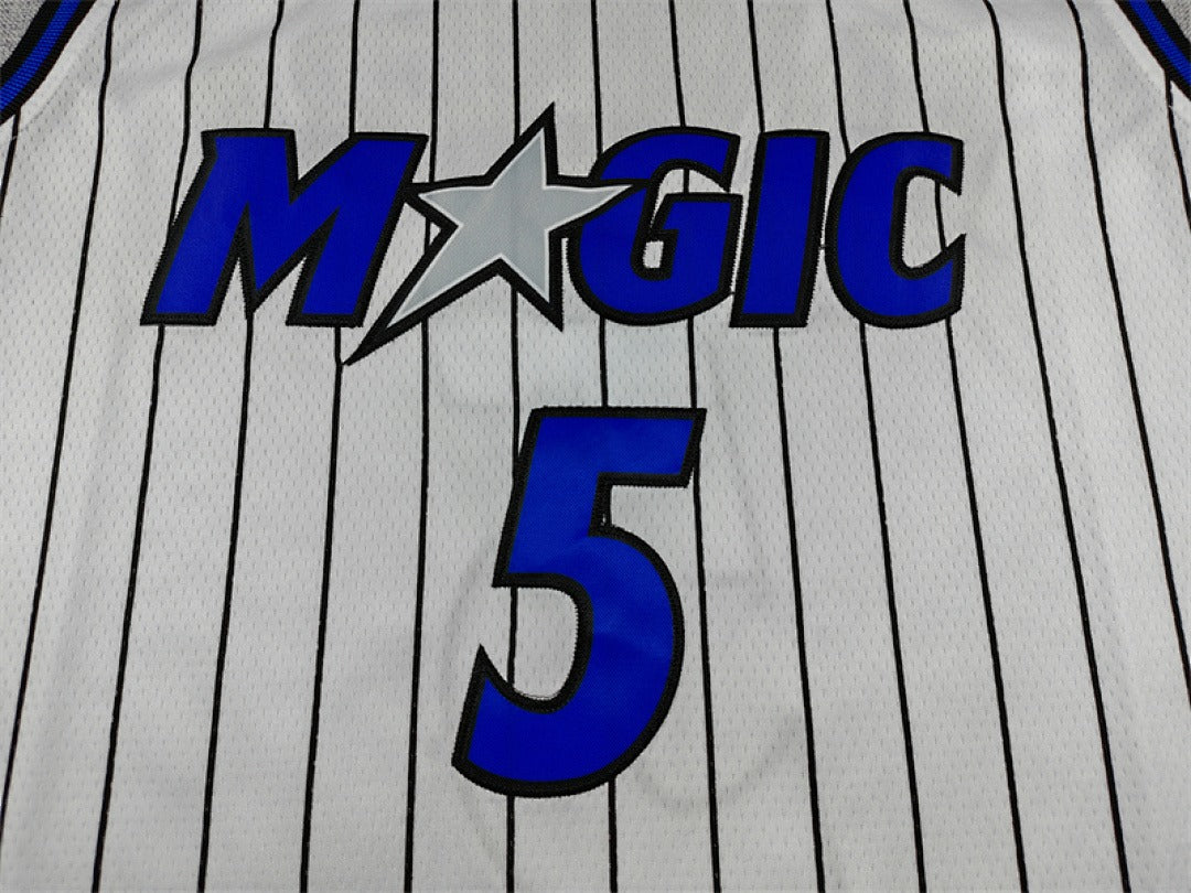 Custom White Orlando Magic Jersey