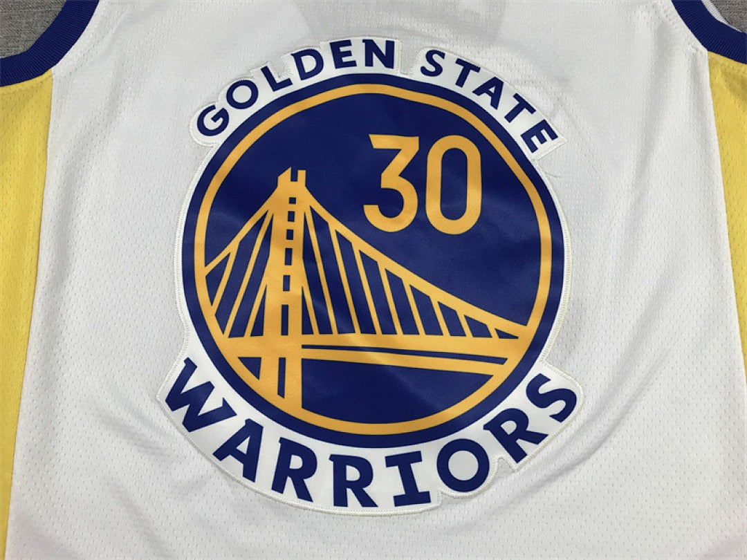 Custom White Golden State Warriors Jersey