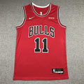 Custom Red Chicago Bulls Jersey