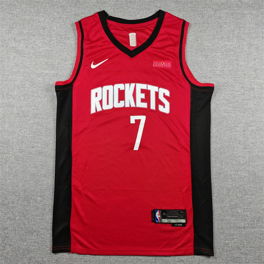 Custom Red Houston Rockets Jersey