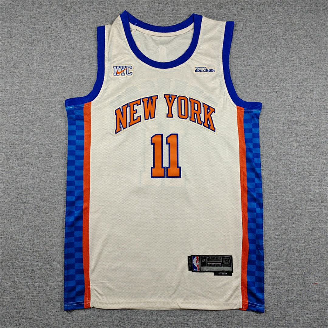 Custom White New York Knicks Jersey