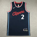 Custom Dark Blue Los Angeles Clippers Jersey