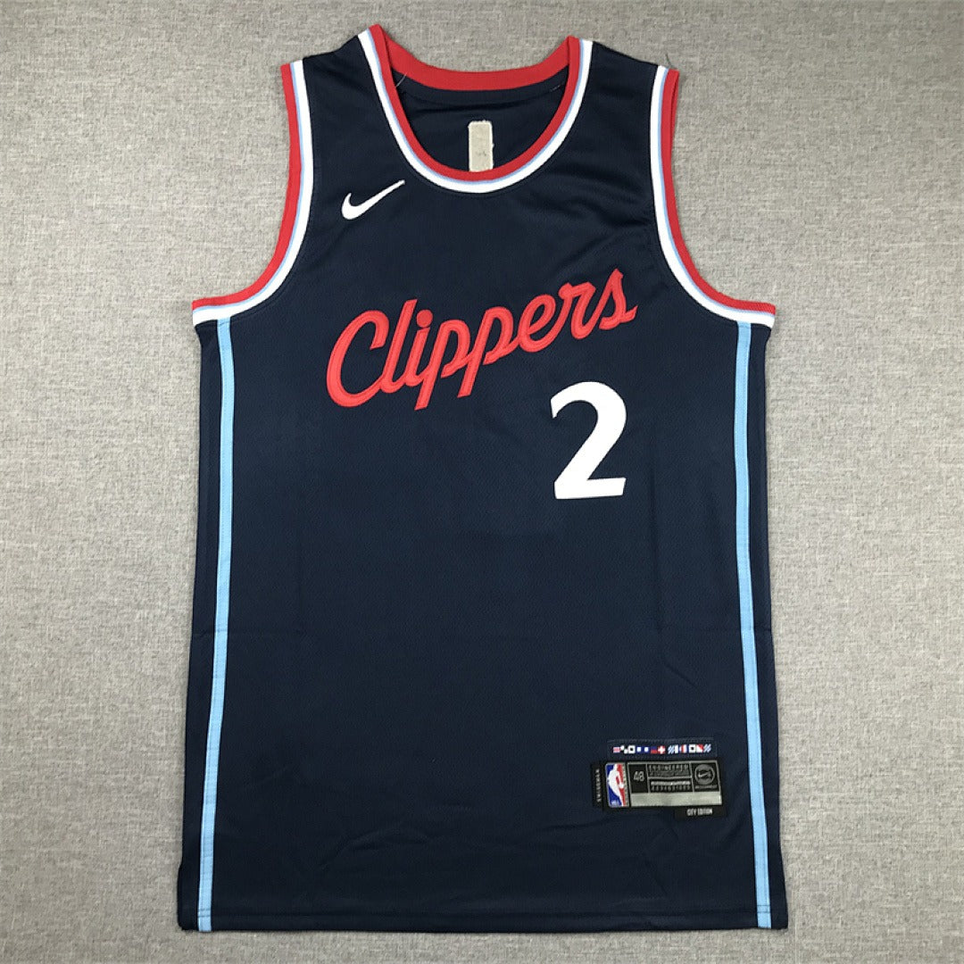 Custom Dark Blue Los Angeles Clippers Jersey