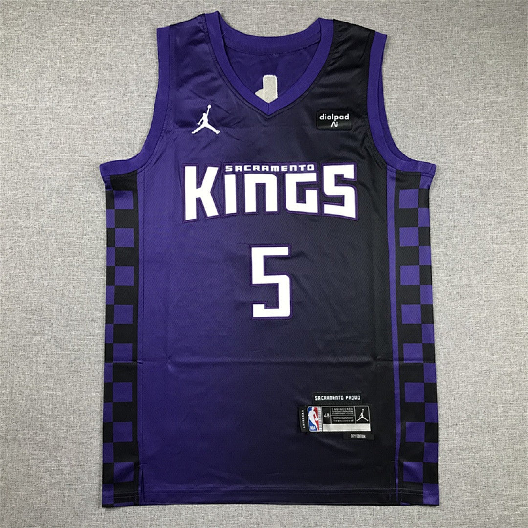 Custom Purple Sacramento Kings Jersey