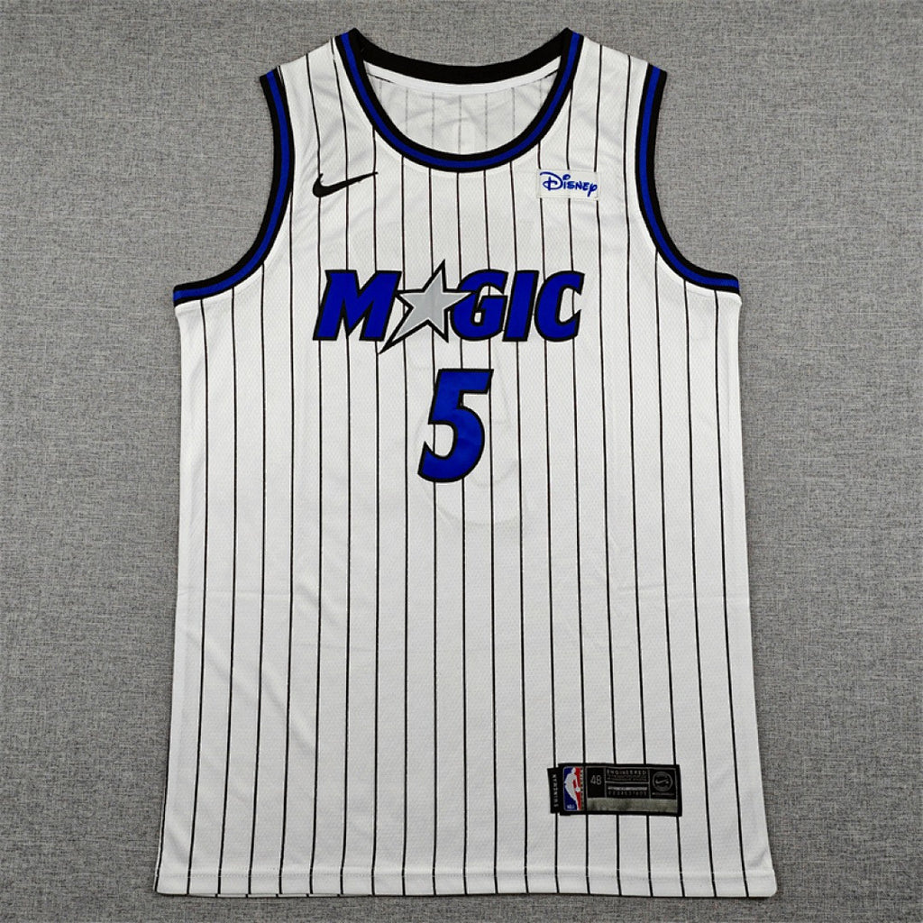 Custom White Orlando Magic Jersey