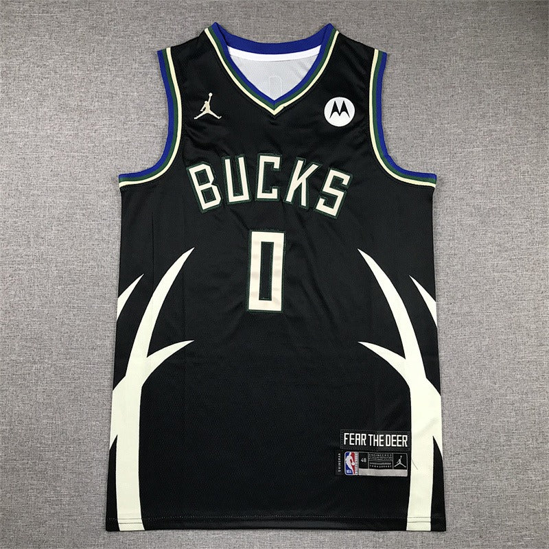 Custom Black Milwaukee Bucks Jersey