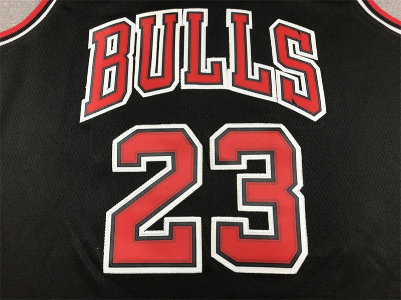 Custom Black Chicago Bulls Jersey